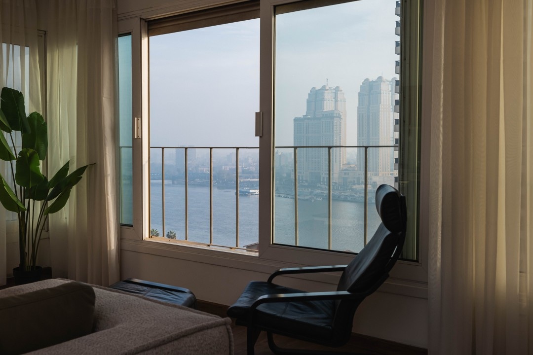 Nile-View | Luxe 1BR Apartment
